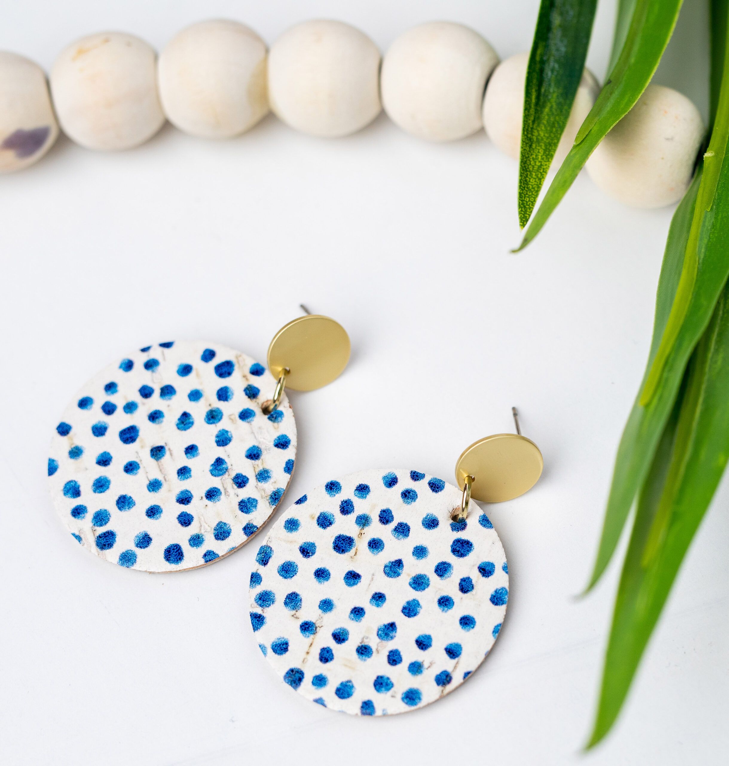 Blueberry Dots Large Circle • Zens Boutique Designs