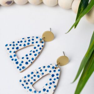 Blueberry Dots Triangle