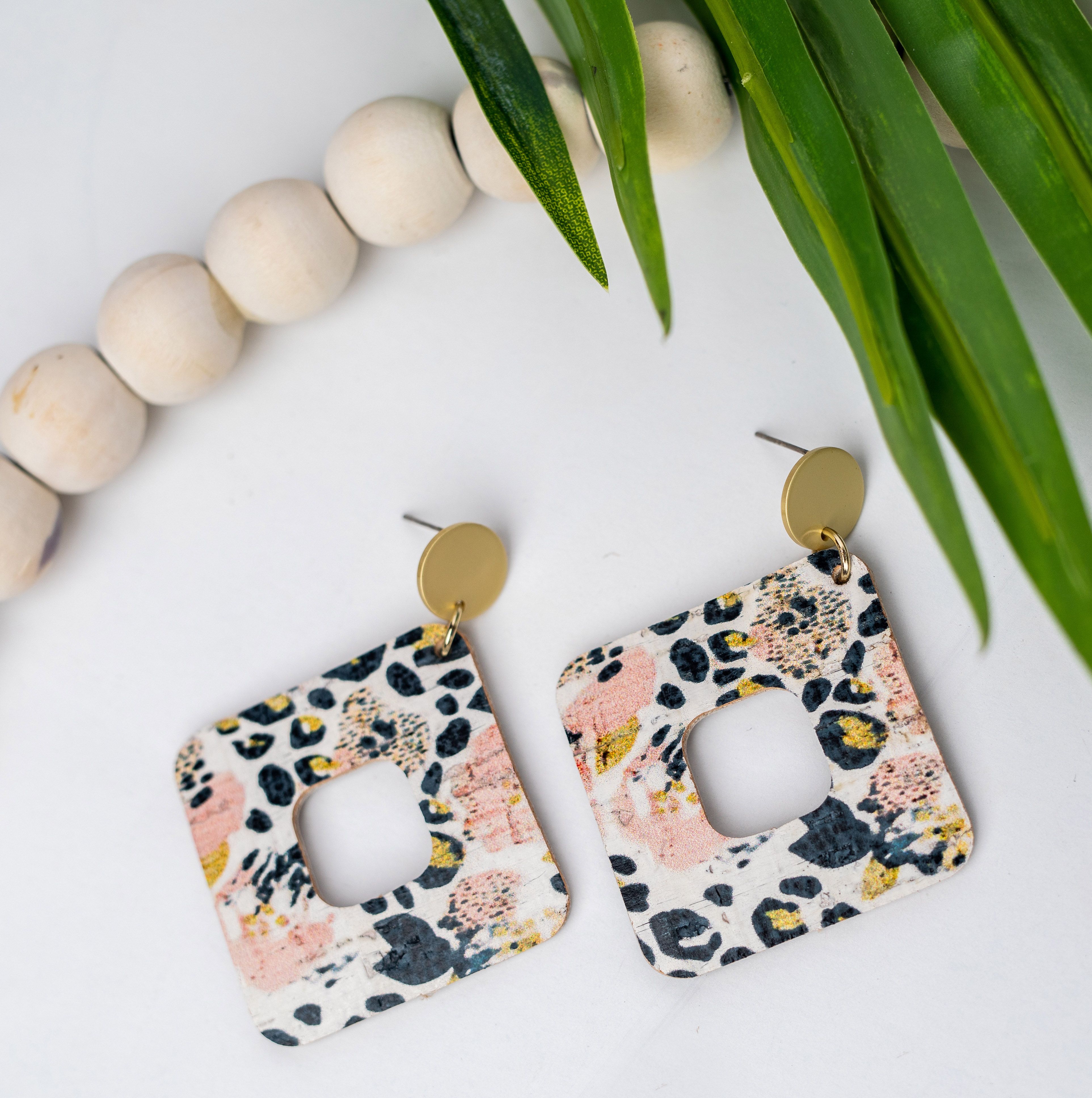 Pink Leopard Pansies Diamond