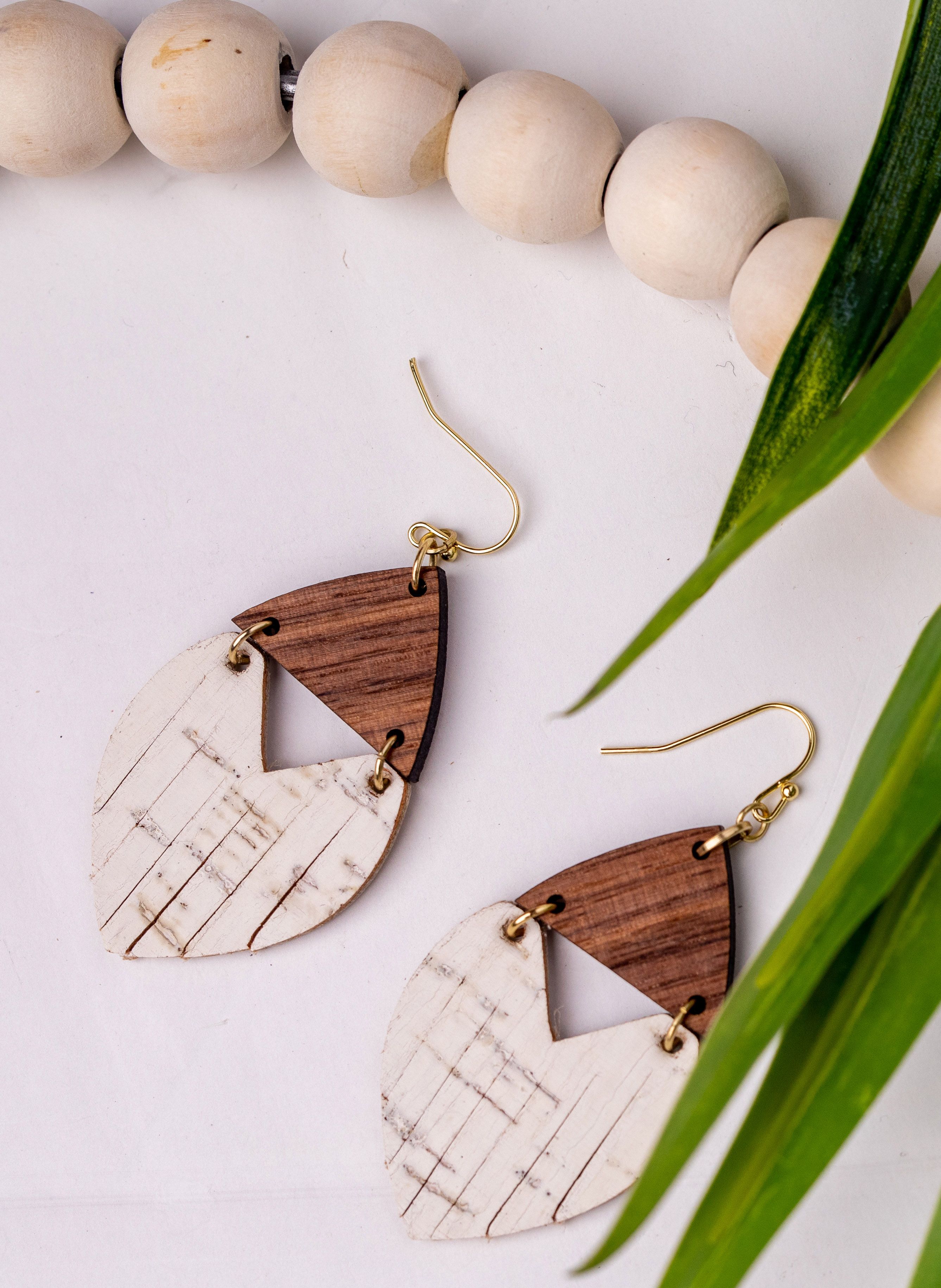 White Birch Heart Fringe