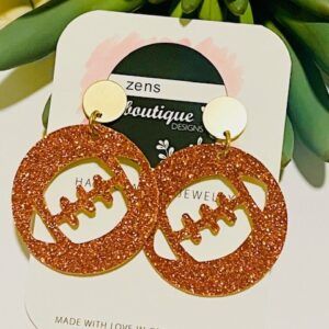 Football Large Circle with Gold