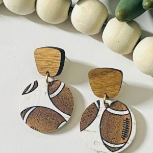 Football Small Circle with Wood