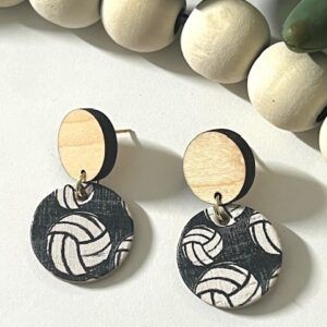 Volleyball Small Circle with Wood